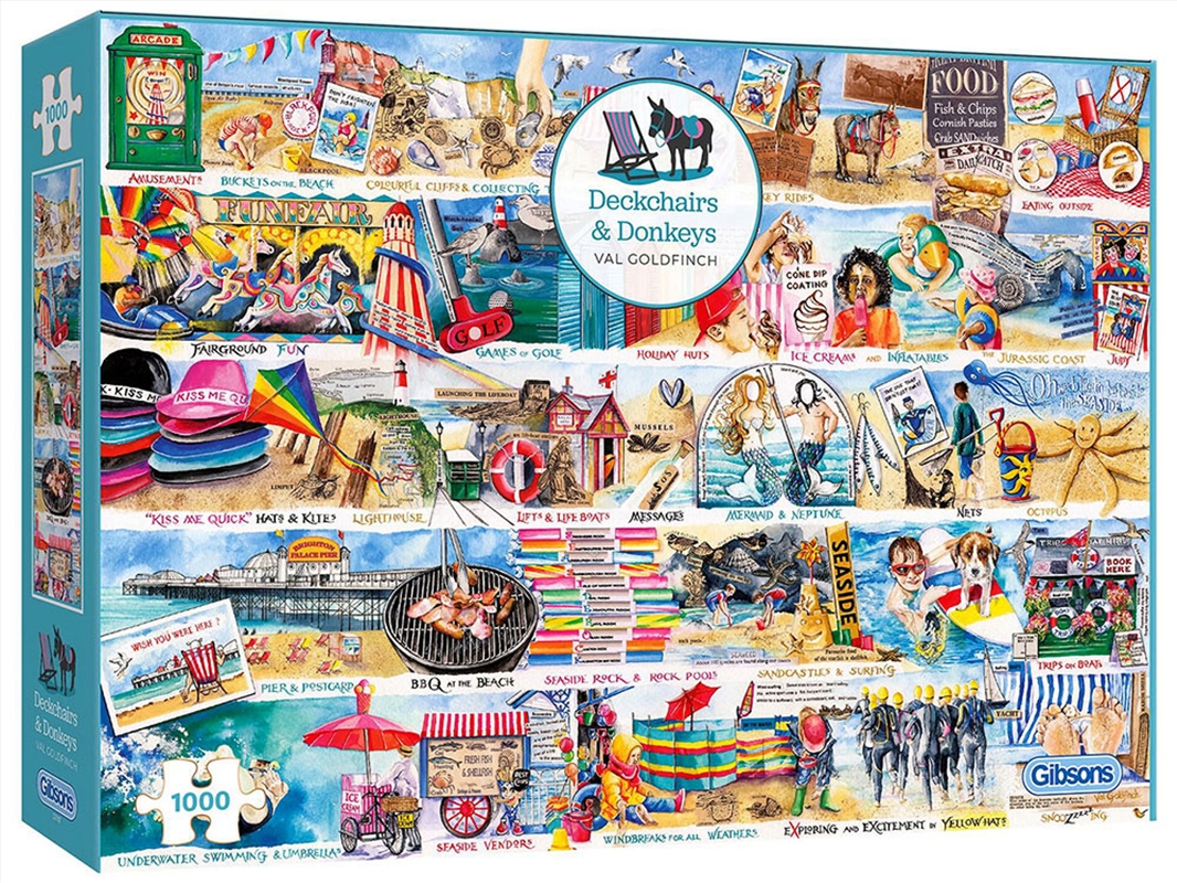 Deckchairs & Donkeys 1000Pc/Product Detail/Jigsaw Puzzles