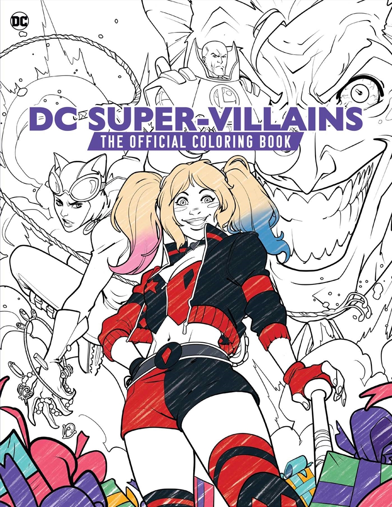 DC Super-Villains: The Official Coloring Book/Product Detail/Kids Colouring