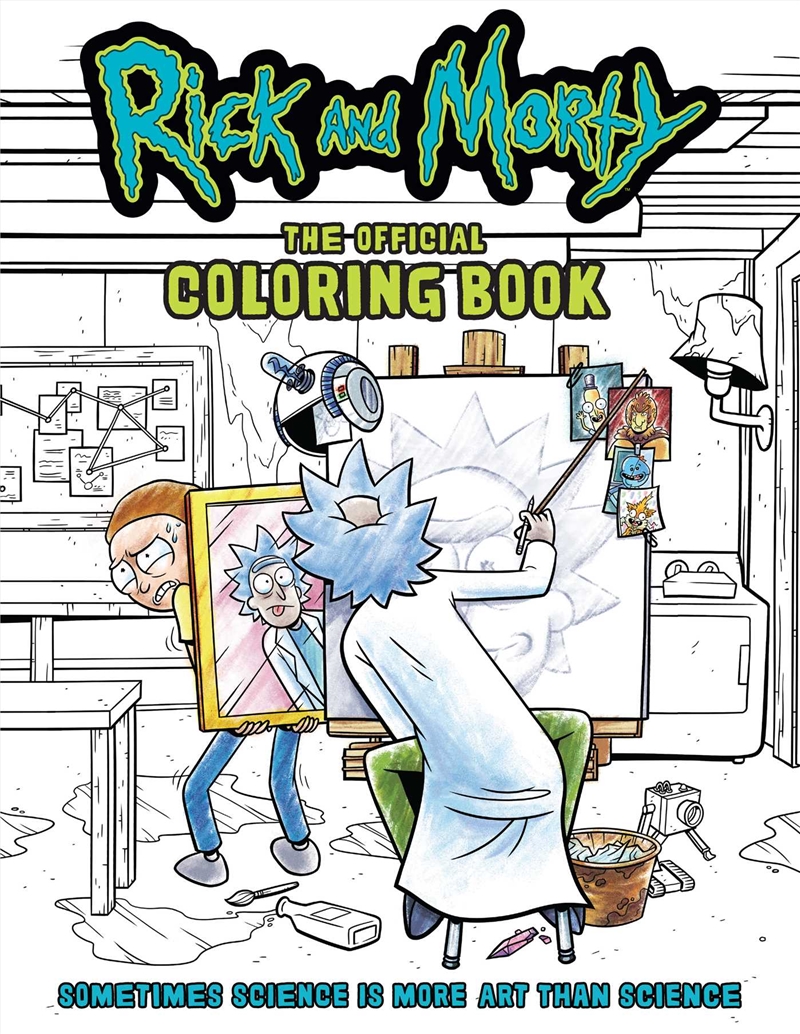 Rick and Morty: The Official Coloring Book/Product Detail/Kids Colouring