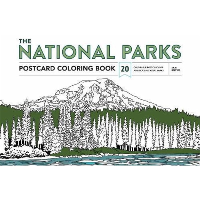 National Parks Postcard Colouring Book/Product Detail/Adults Colouring