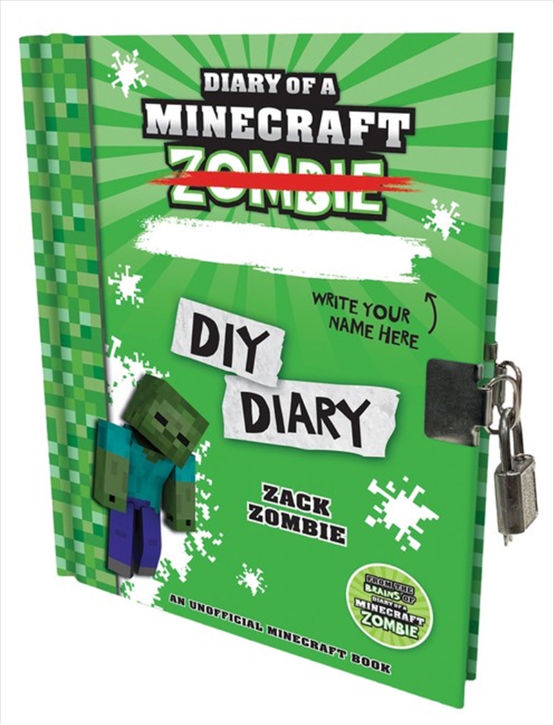 Diary Of A Minecraft Zombie: Diy Diary/Product Detail/Calendars & Diaries