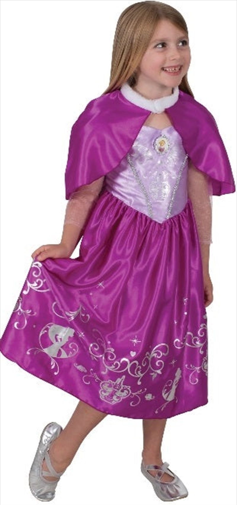 Rapunzel Deluxe Winter Cloak Costume - Size 6-8 Yrs/Product Detail/Costumes