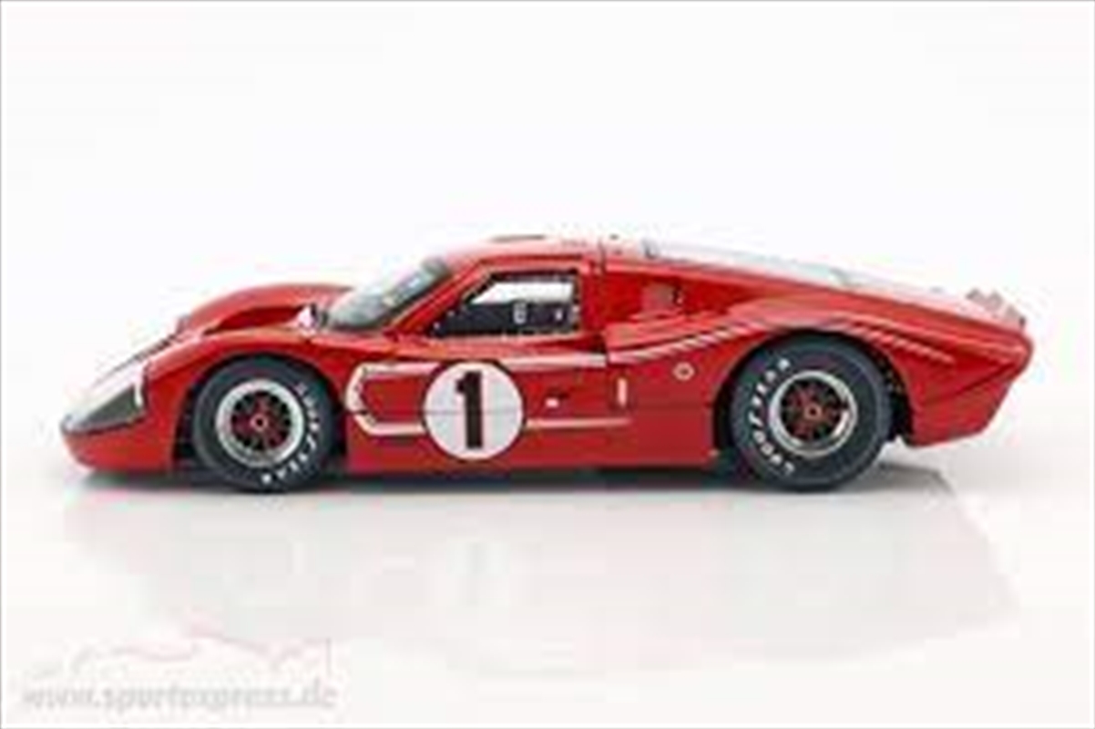 1:18 #1 1967 Ford MK IV Red/Product Detail/Figurines