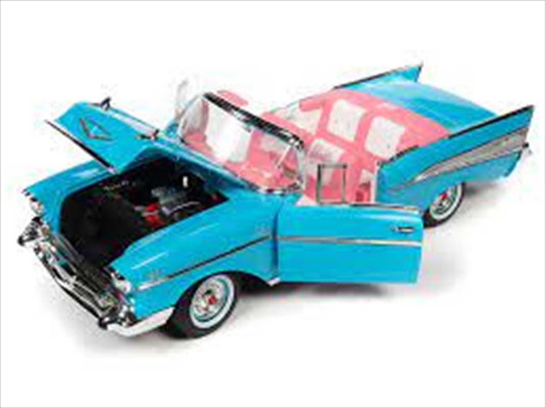 1:18 Barbie Aqua 1957 Chevy Convertible/Product Detail/Figurines