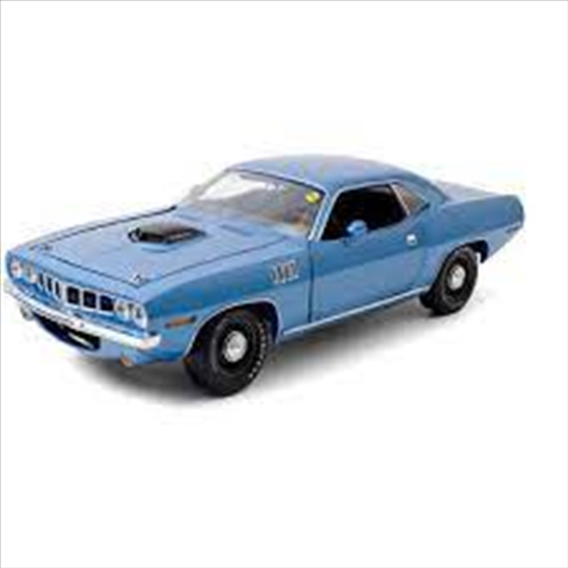 1:18 Blue 1971 Plymouth HEMI Cuda Meccum Auctions Indianapolis 2011 Lot #5266/Product Detail/Figurines