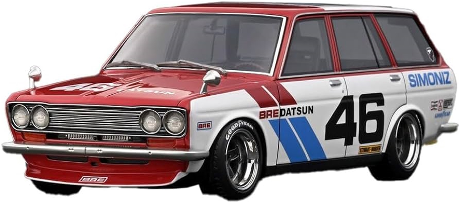 1:18 Datsun Bluebird (510) Wagon - Red/White/Product Detail/Figurines