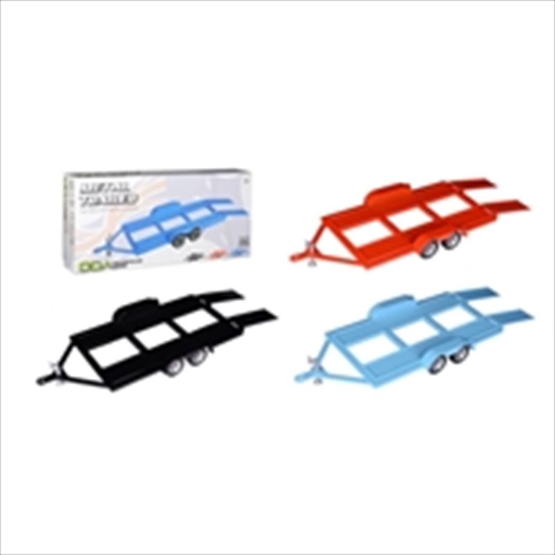 1:18 Metal Trailer with Plastic Tow Bar 3 Asst Colours  (SENT AT RANDOM)/Product Detail/Figurines