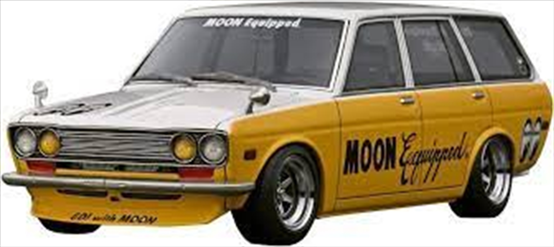 1:18 Resin Datsun Bluebird (510) Wagon, Yellow/White Officially Licensed by Nissan/Product Detail/Figurines
