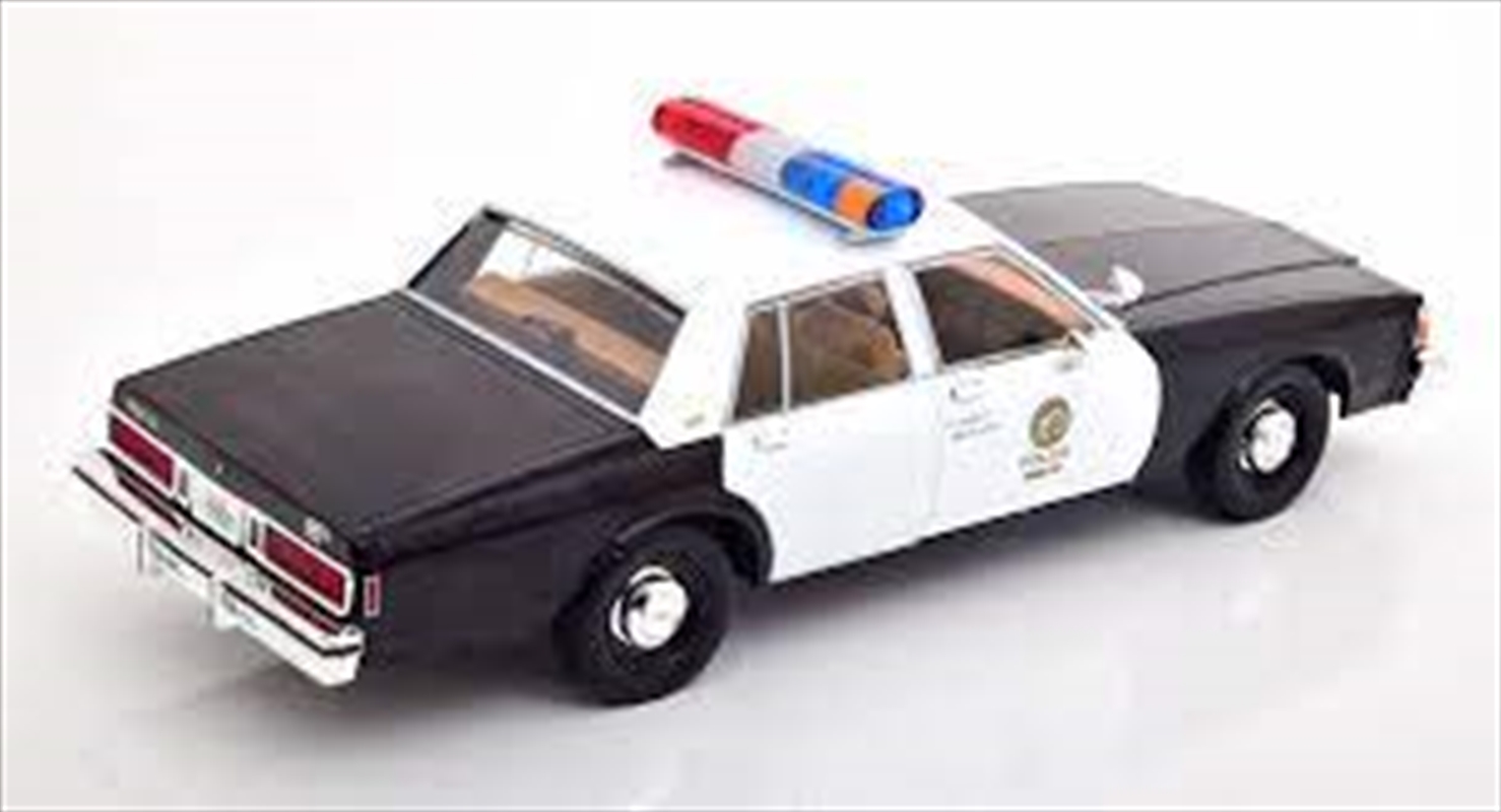 1:18 Terminator (1991) 2 Judgement Day 1987 Chev Caprice Metro Police w/T-1000 Liquid Metal Android/Product Detail/Figurines