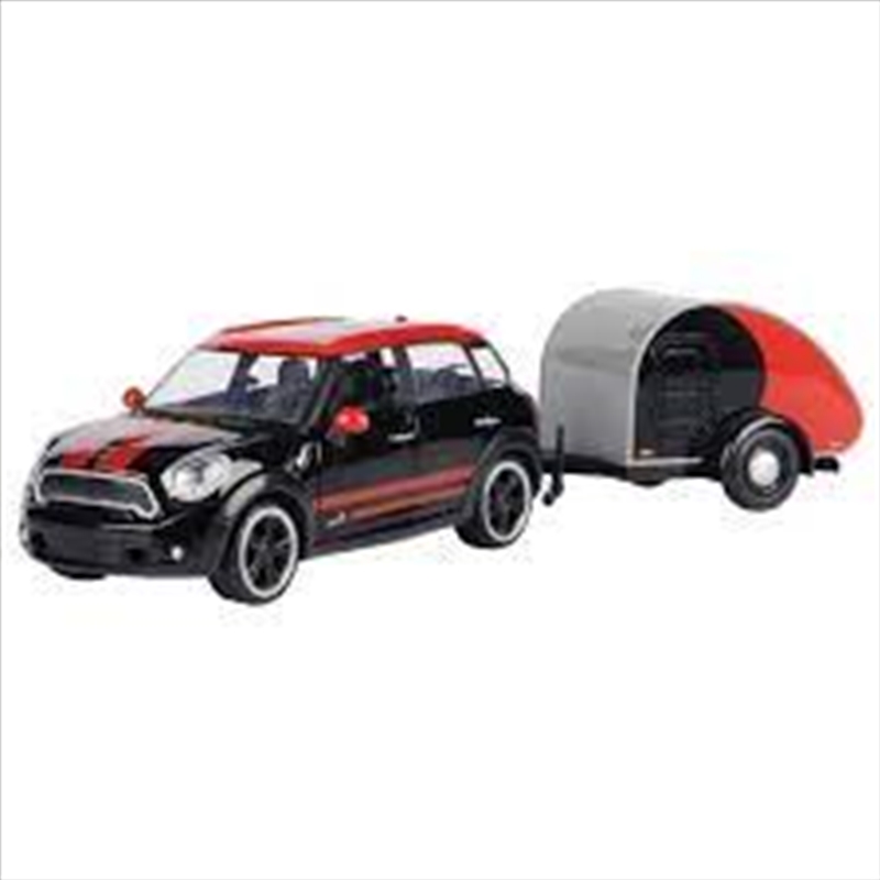 1:24 Black Mini Cooper S Countryman w/Trailer/Product Detail/Figurines