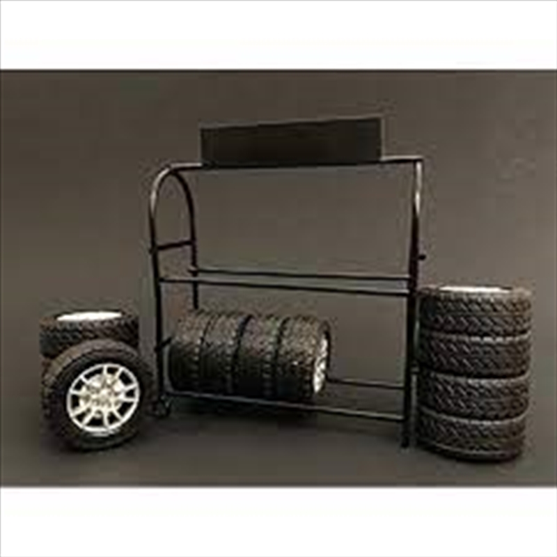 1:24 Metal Tyre Rack Accessory/Product Detail/Figurines