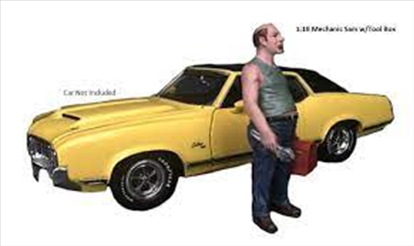 1:24 Sam w/Tool Box Mechanic Figure Accessory/Product Detail/Figurines