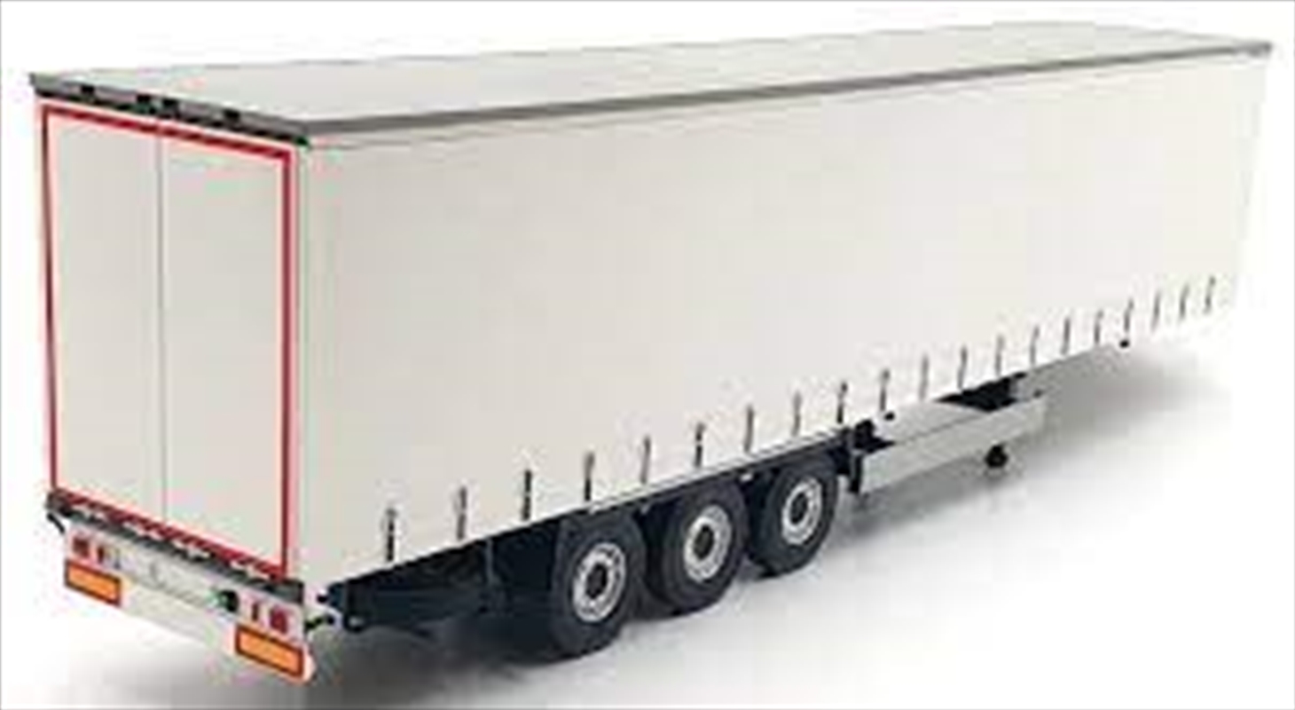 1:24 White/Plastic Curtain Semi Trailer/Product Detail/Figurines