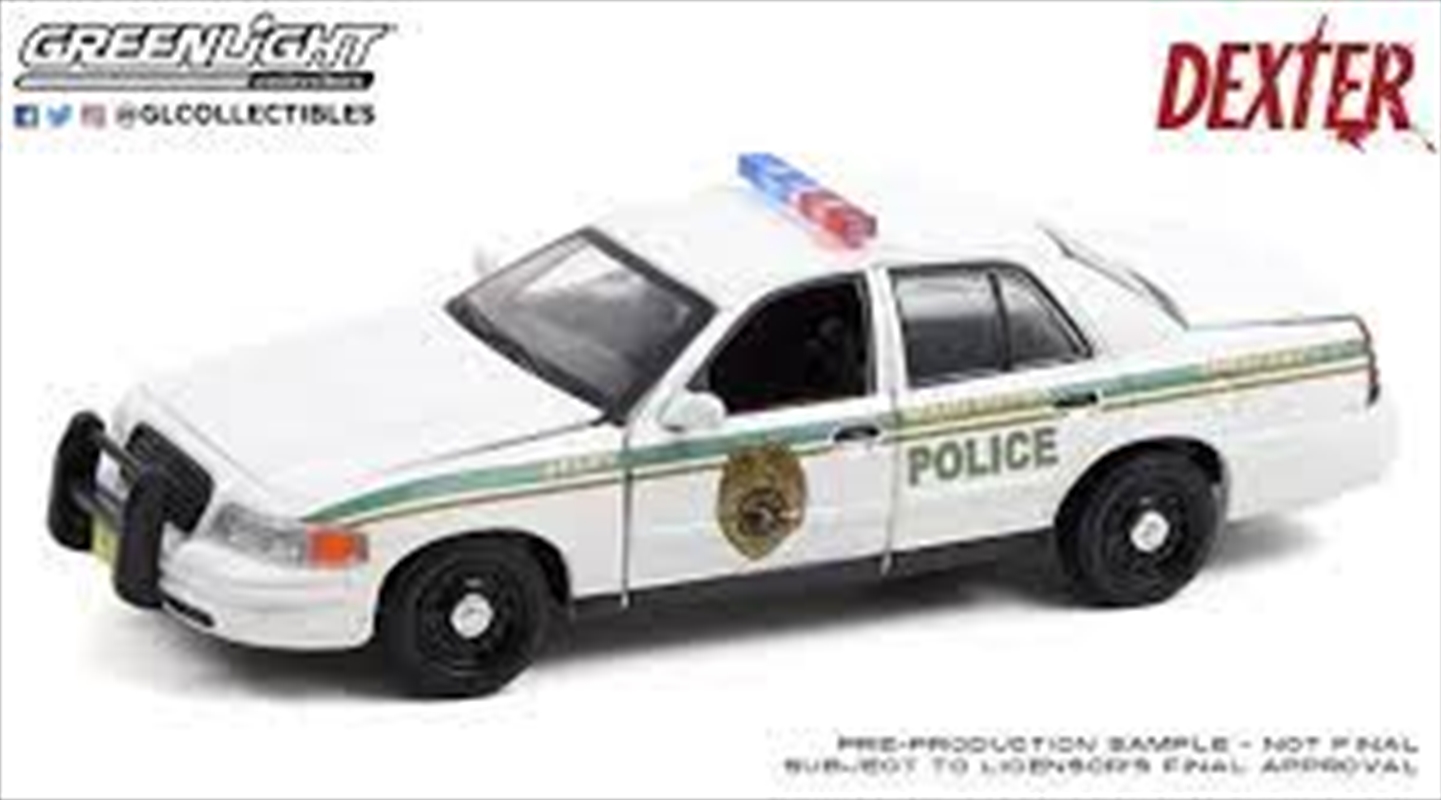 1:43 Dexter (2006-2013) 2001 Ford Crown Victoria Police Interceptor Miami Metro Police Department Mo/Product Detail/Figurines