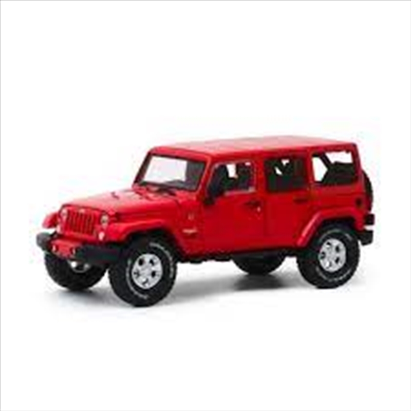 1:43 Firecracker Red 2017 Jeep Wrangler Unlimited Sahara/Product Detail/Figurines