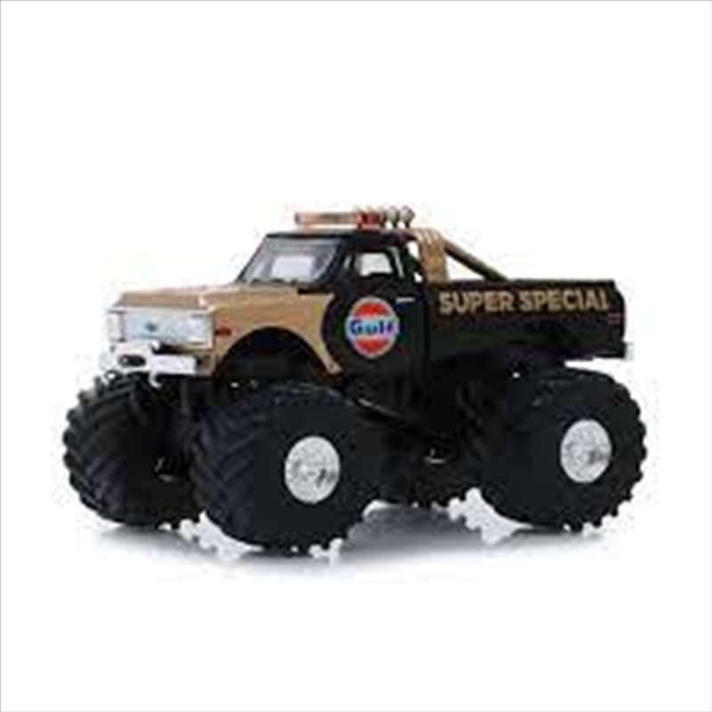 1:43 Gulf Oil Super Special 1971 Chevrolet K-10 Kings of Crunch Monster Trucks w/66Inch Tyres Series/Product Detail/Figurines