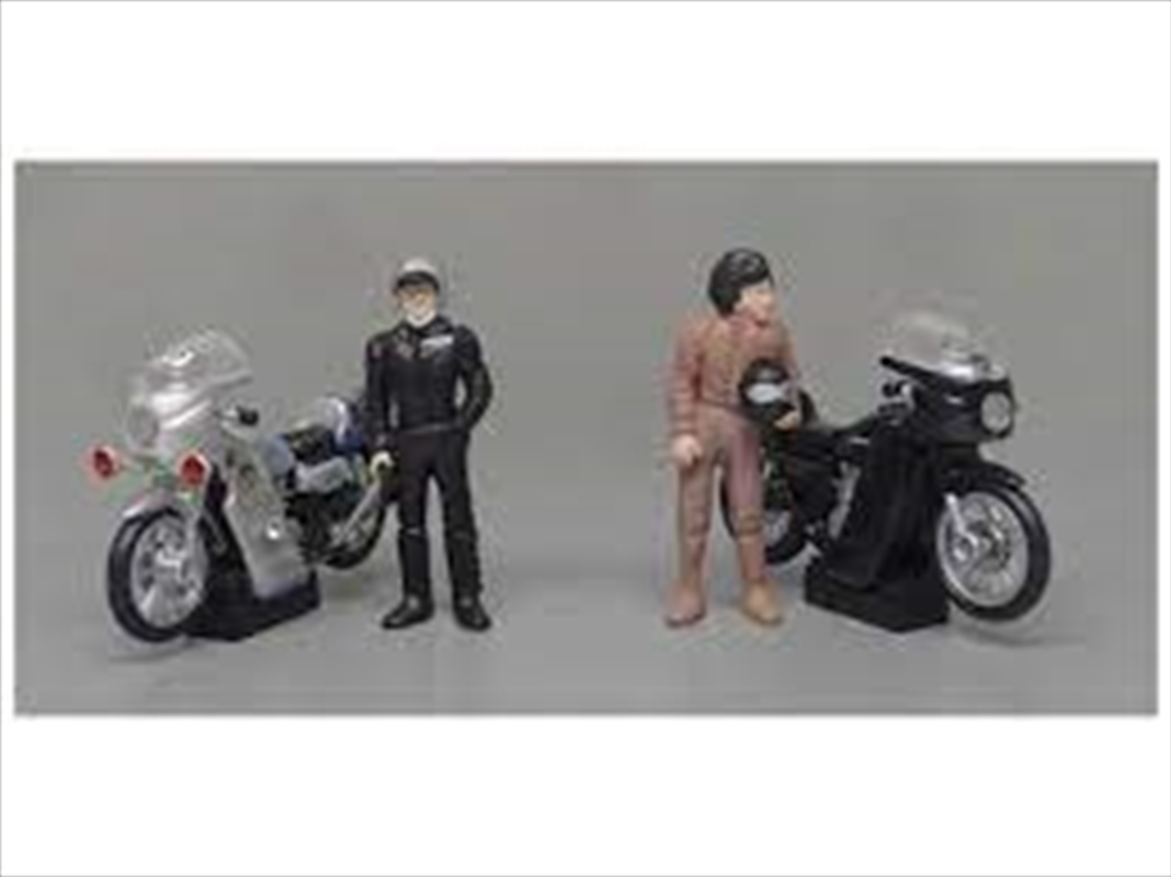 1:43 Kawasaki Motobikes x 2 Goose Figure x 1 Toecutter Figure x 1 Movie Resin/Product Detail/Figurines