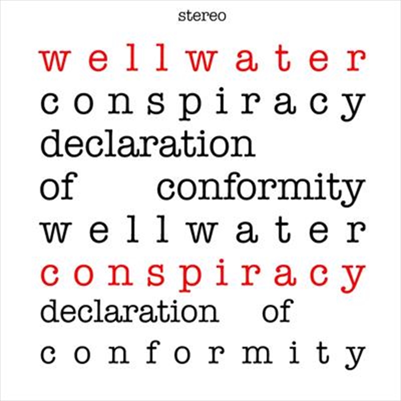 Declaration Of Conformity (Red Splatter Vinyl)/Product Detail/Rock/Pop