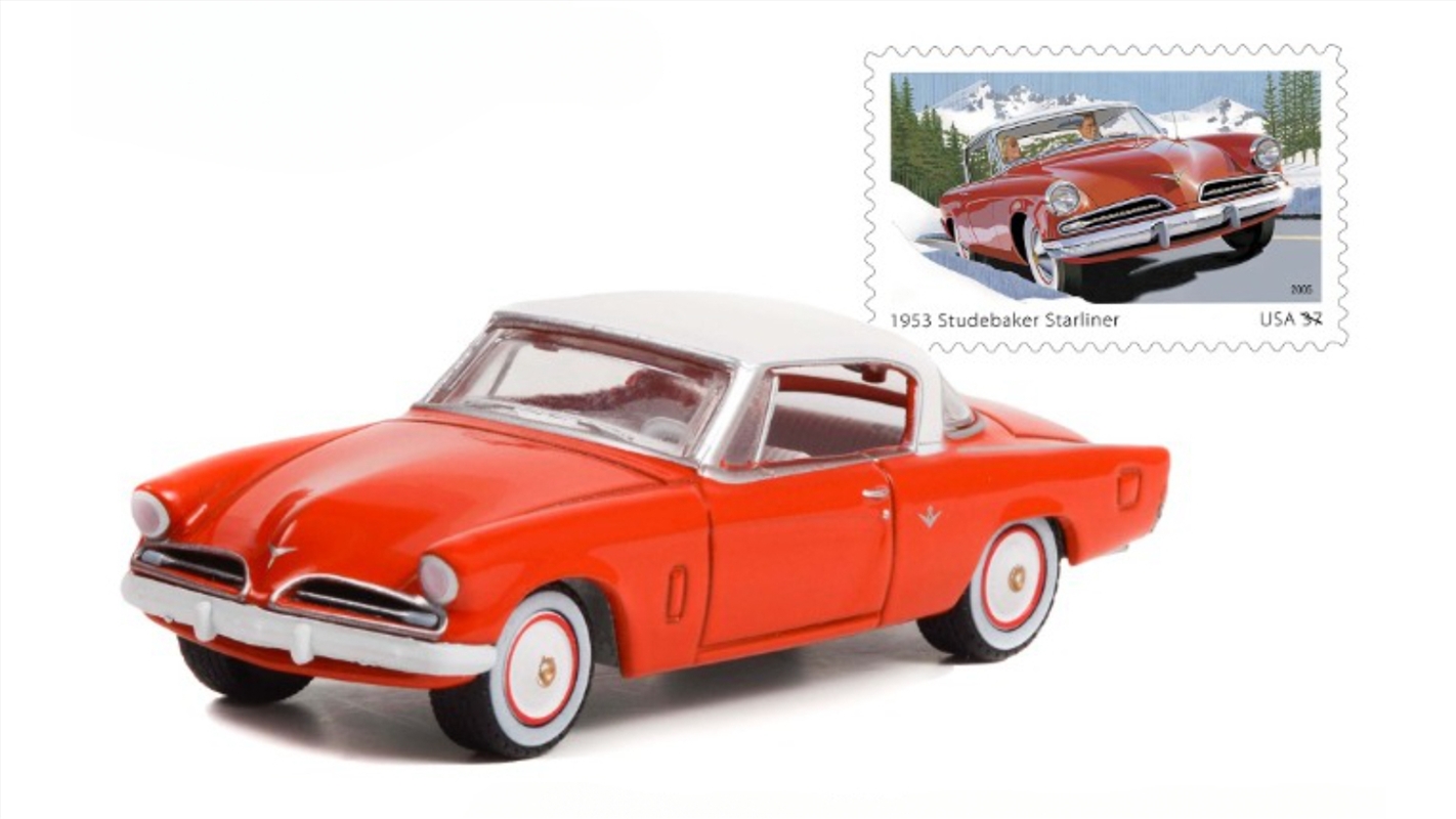 1:64 (6pc) USPS 1953 Studebaker Starliner - United States Postal Service - America on the Move: 50s/Product Detail/Figurines