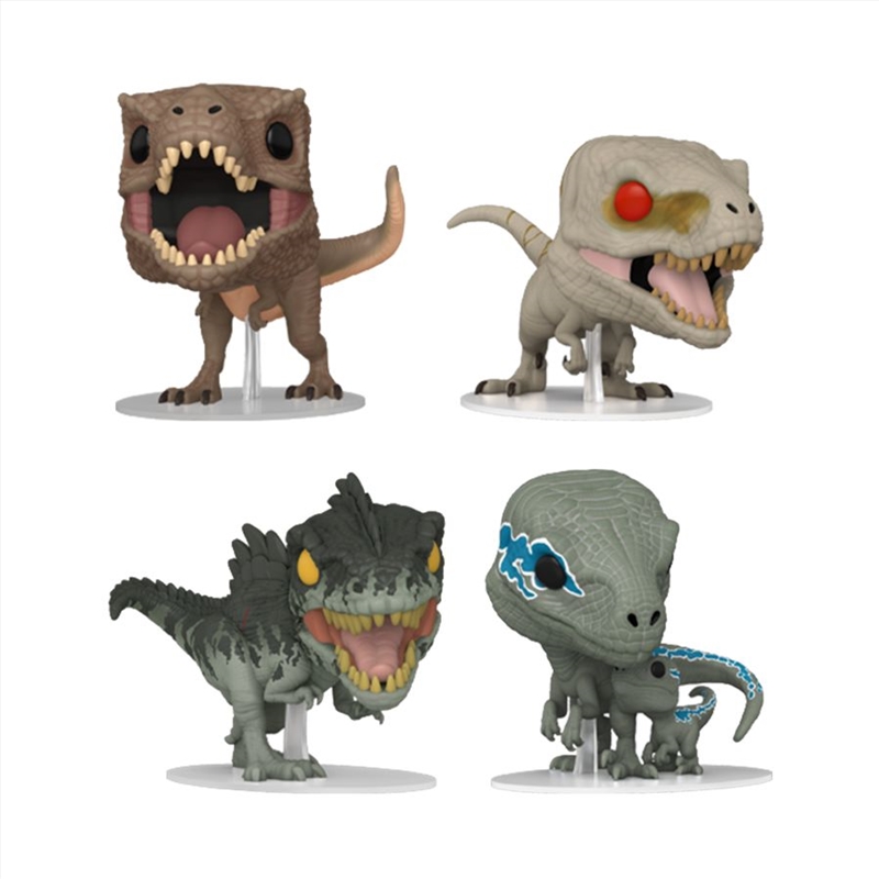 Jurassic World 3 - US Exclusive Pop! 4-Pack [RS]/Product Detail/Movies