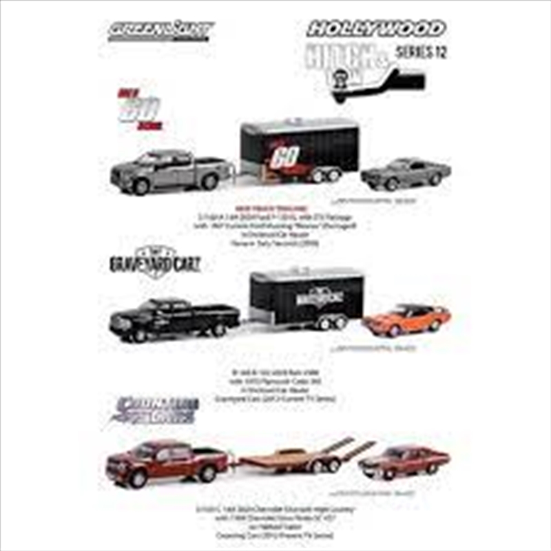 1:64 Hollywood Hitch & Tow Series 12 (SENT AT RANDOM)/Product Detail/Figurines