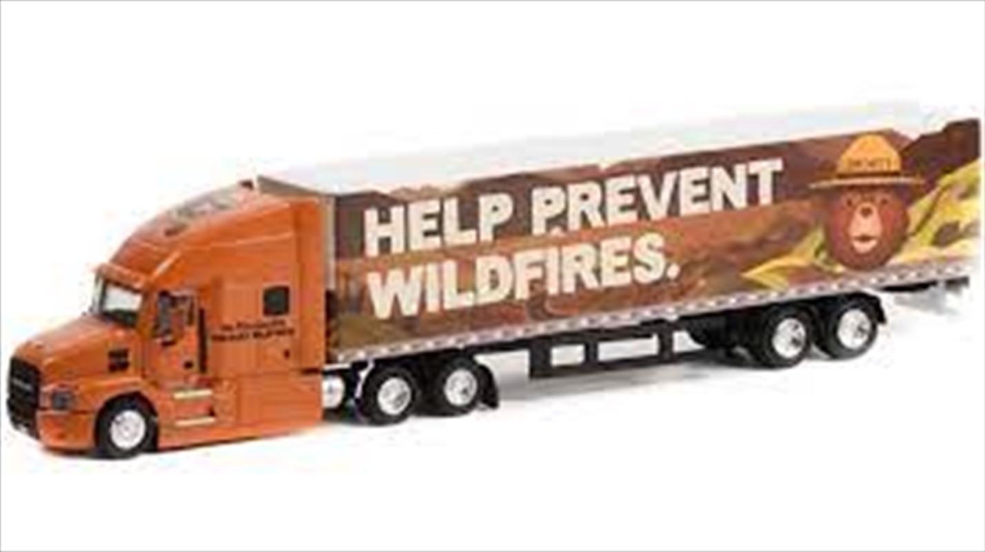 1:64 Mack Anthem 18 Wheeler Truck-Trailer - Smokey Bear "Only You Can Prevent Wildfires" SINGLES/Product Detail/Figurines