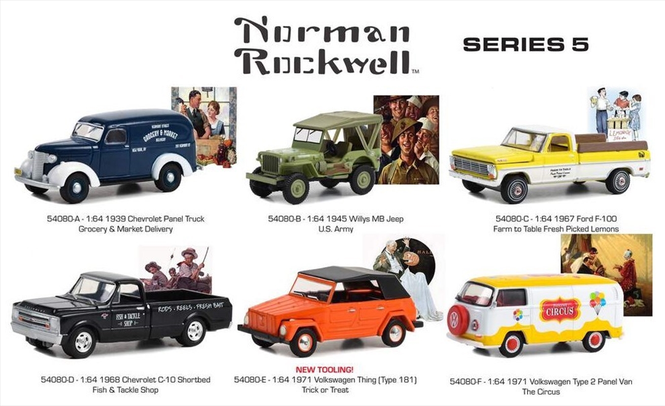 1:64 Norman Rockwell Series 5 (6pc Set)/Product Detail/Figurines