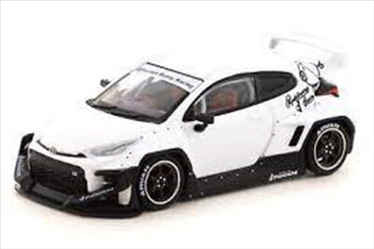 1:64 Pandem Yaris - White - Brand New Tooling/Product Detail/Figurines