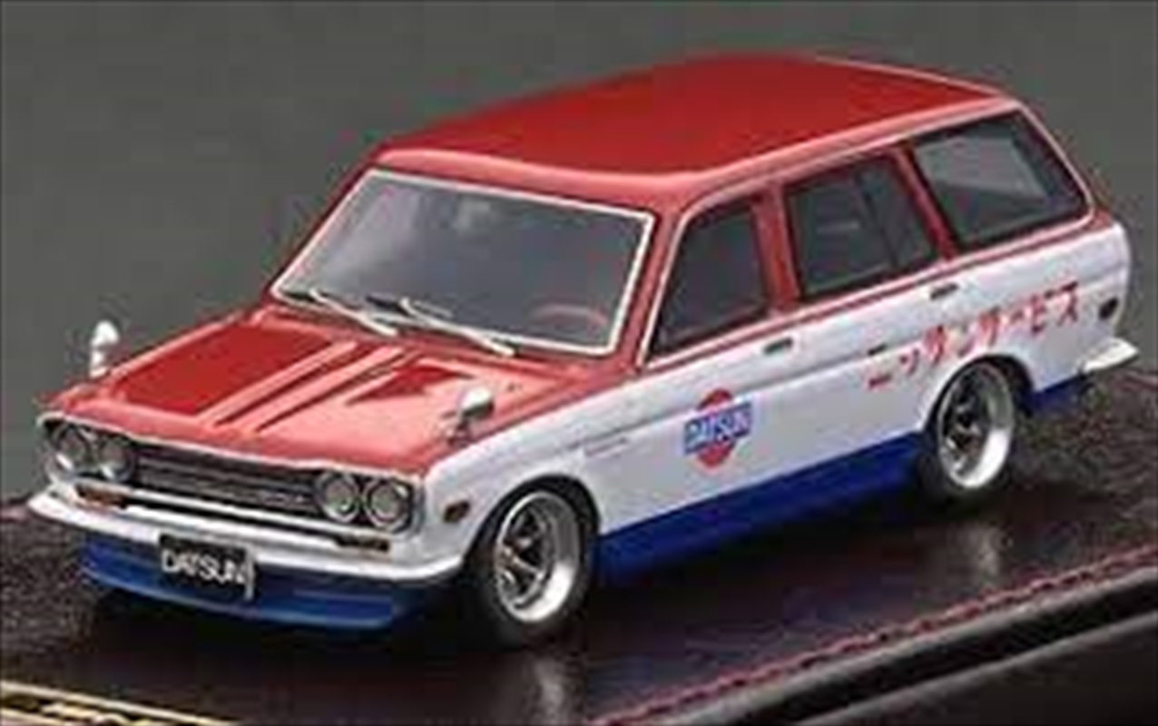 1:64 Red/Wht/Blu Datsun Bluebird 510 Wagon Resin/Product Detail/Figurines