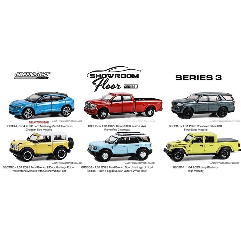 1:64 Showroom Floor Series 3 (6pc Set)/Product Detail/Figurines