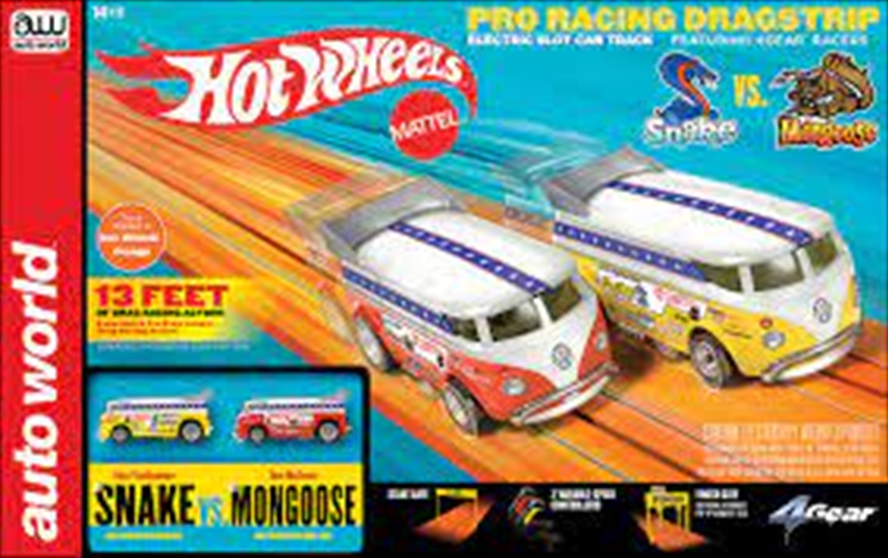 1:64 VW's Snake & Mongoose 13 Foot Pro Racing Dragstrip Slot Car Set/Product Detail/Figurines