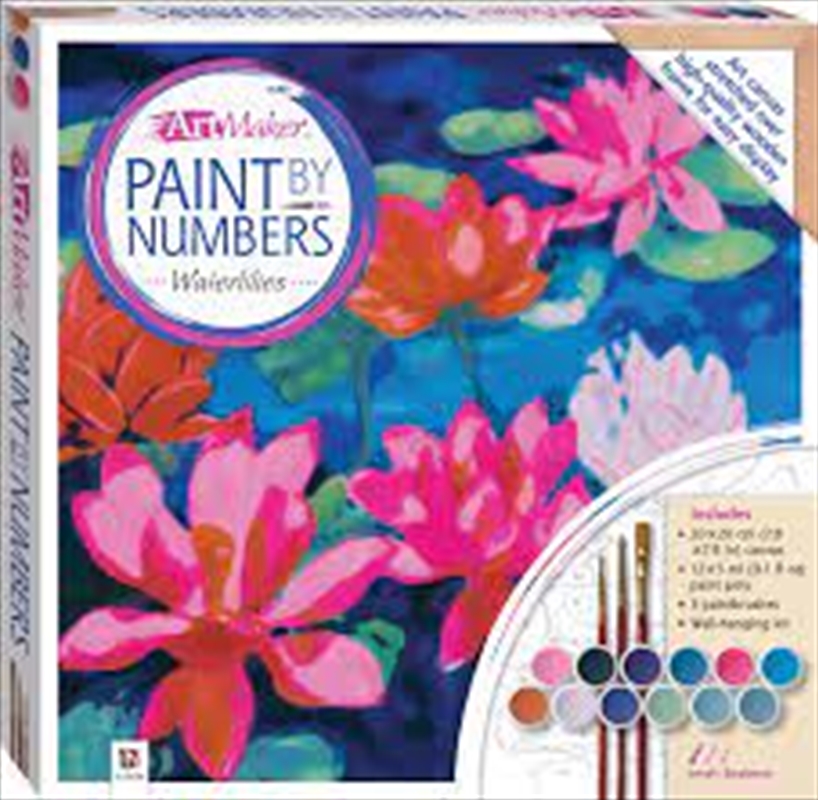 Paint By Numbers Canvas Waterlilies/Product Detail/Arts & Craft