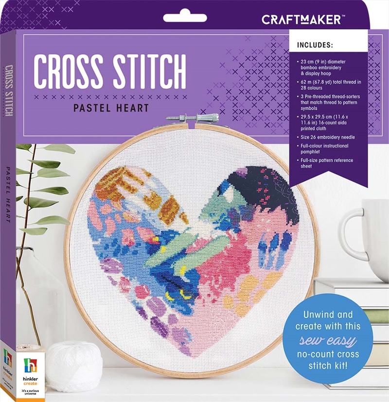 Cross-Stitch Kit: Pastel Heart/Product Detail/Arts & Craft