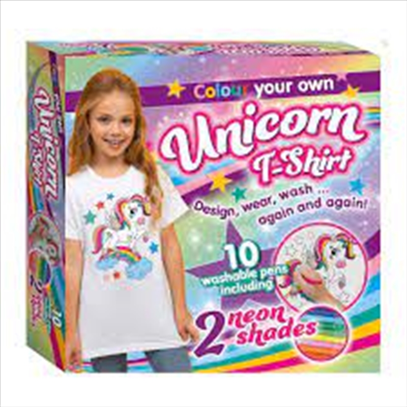 Colour Your Own Unicorn T-Shirt/Product Detail/Arts & Craft