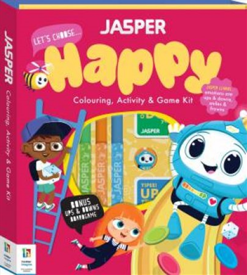 Jasper Let's Choose Happy: Colouring, Activity & Game Kit/Product Detail/Arts & Craft