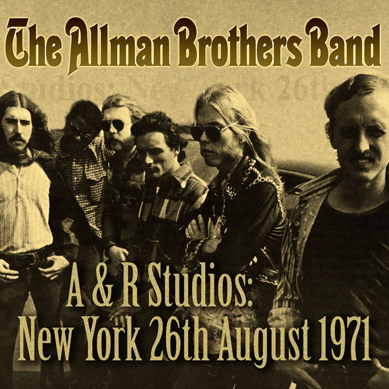 A & R Studios : New York, 26Th August, 1971/Product Detail/Rock/Pop