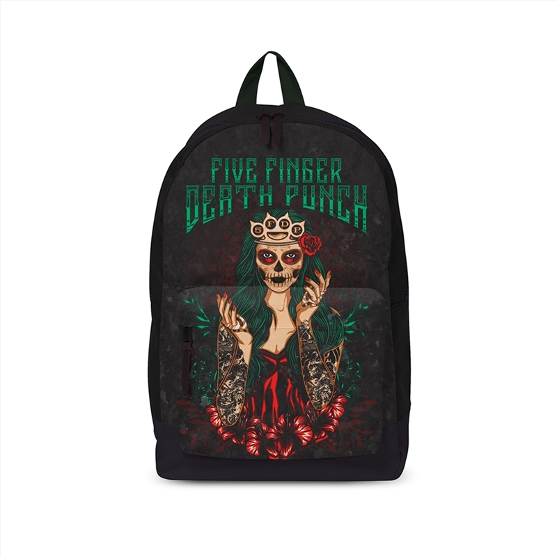 Five Finger Death Punch - Dotd Green - Backpack - Black/Product Detail/Bags