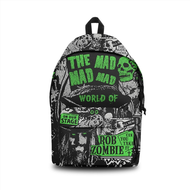 Rob Zombie - Mad Mad World - Backpack - Black/Product Detail/Bags