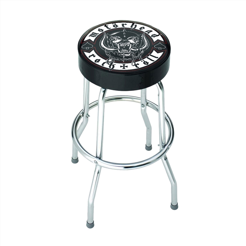 Motorhead - Rock N Roll - Bar Stool - Black/Product Detail/Homewares