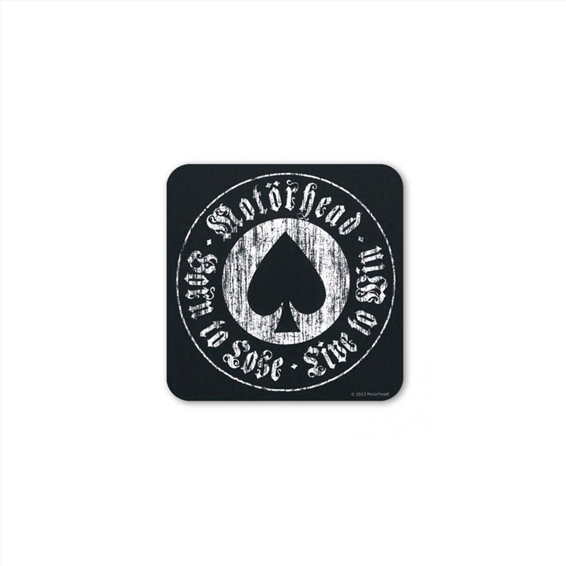 Motorhead - Born To Lose (Single Coaster) - Coaster - Black/Product Detail/Novelty