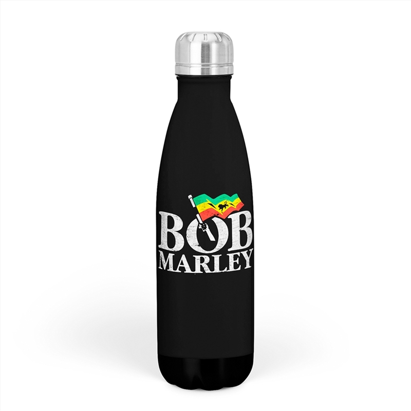 Bob Marley - Flag - Drink Bottle - Black/Product Detail/Drink Bottles