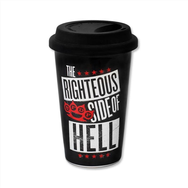 Five Finger Death Punch - Wrong Side Of Heaven (Travel Mug) - Mug - Black/Product Detail/Mugs