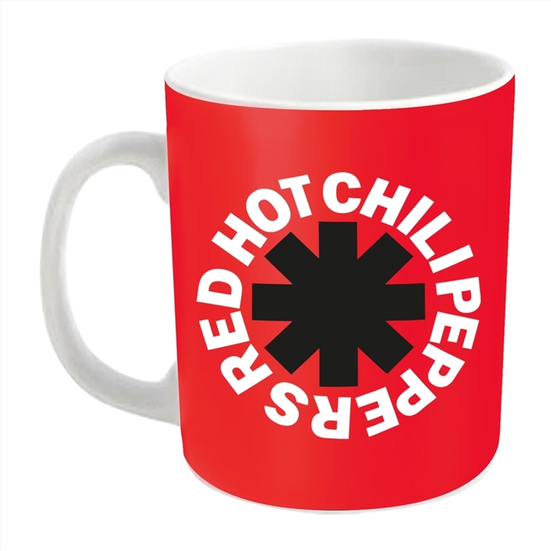 Red Hot Chili Peppers - Asterisk Logo Red - Mug - White/Product Detail/Mugs