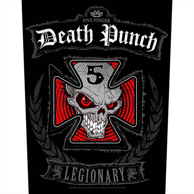 Five Finger Death Punch - Legionary (Backpatch) - Patch/Product Detail/Buttons & Pins