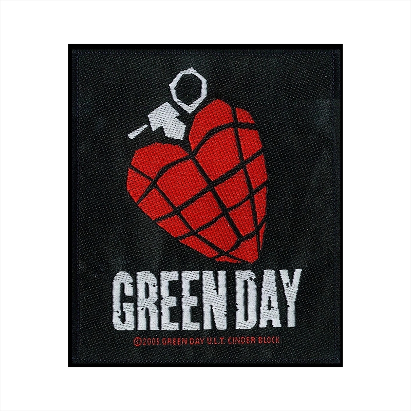 Green Day - Heart Grenade - Patch/Product Detail/Buttons & Pins