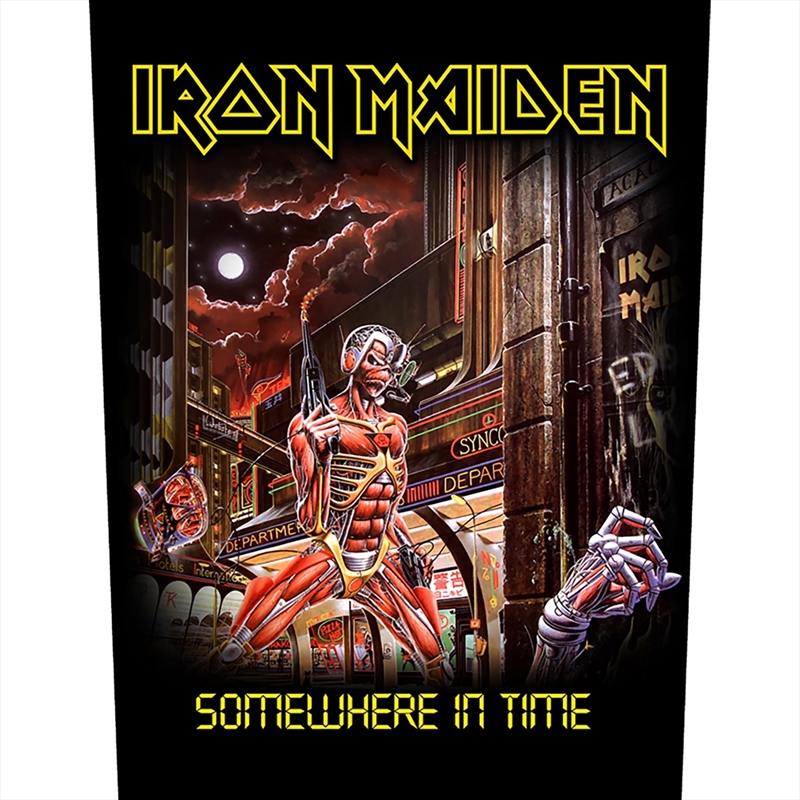 Iron Maiden - Somewhere In Time (Backpatch) - Patch/Product Detail/Buttons & Pins