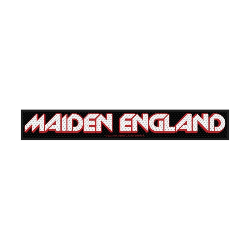 Iron Maiden - Maiden England (Superstrip Patch - Pacakaged) - Patch - Black/Product Detail/Buttons & Pins