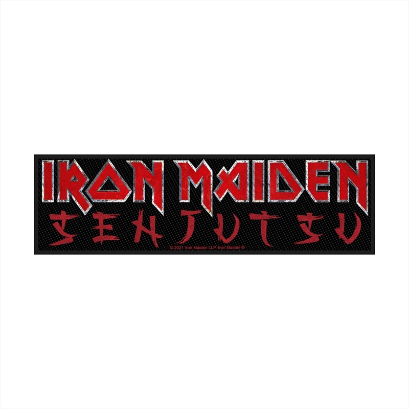 Iron Maiden - Senjutsu Logo (Superstrip Patch - Packaged) - Patch - Black/Product Detail/Buttons & Pins