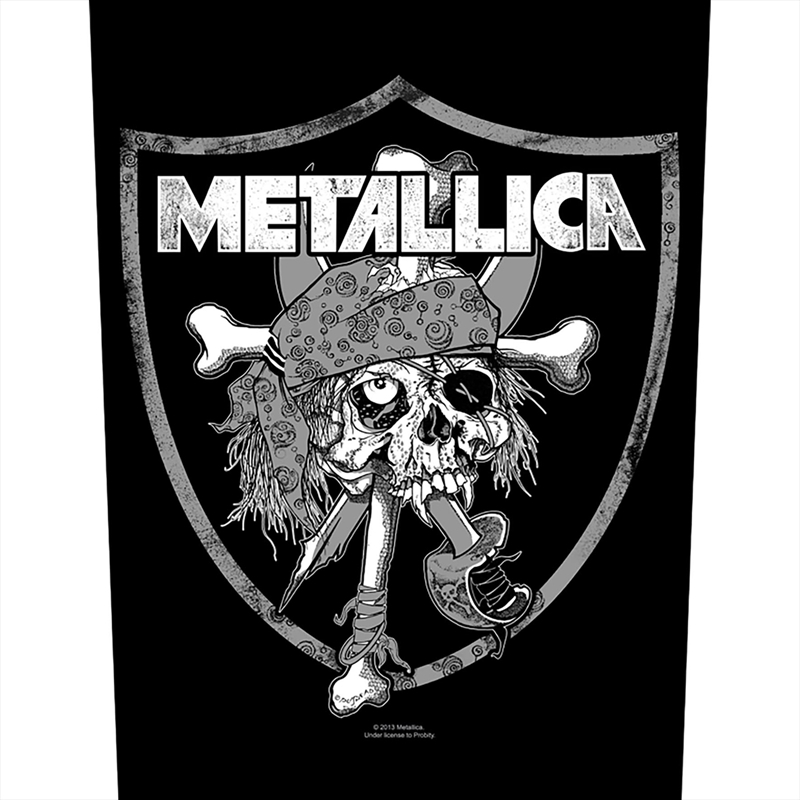 Metallica - Raiders Skull (Backpatch) - Patch/Product Detail/Buttons & Pins