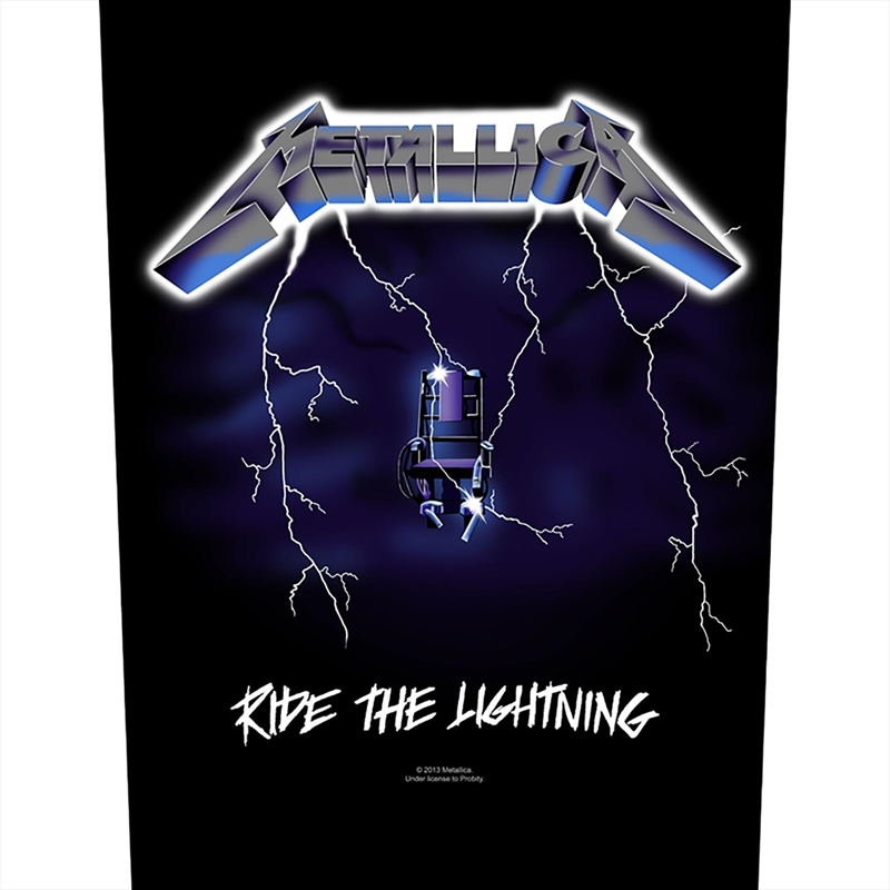 Metallica - Ride The Lightning (Backpatch) - Patch/Product Detail/Buttons & Pins